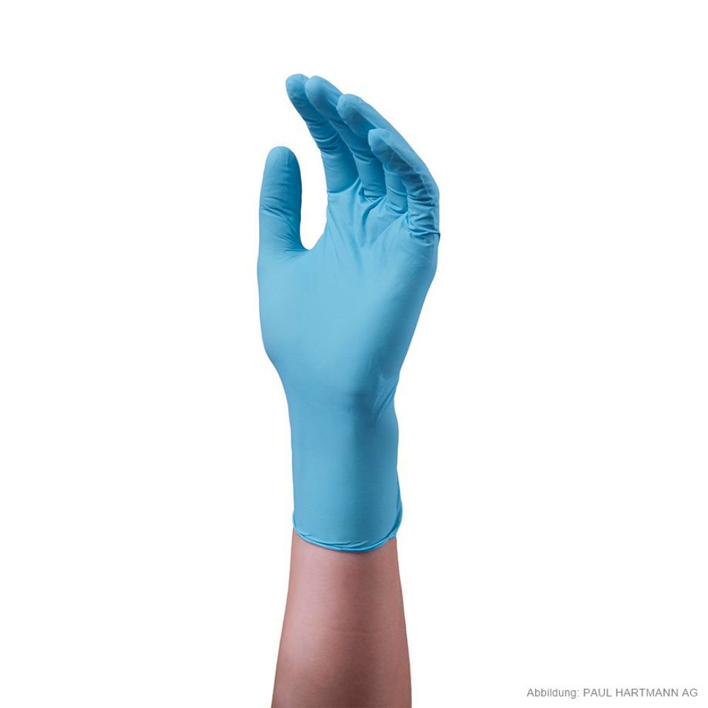 [HAP 942027] Peha-soft Nitrile blue U.-Handschuhe Gr. M, unsteril (100 Stck.)