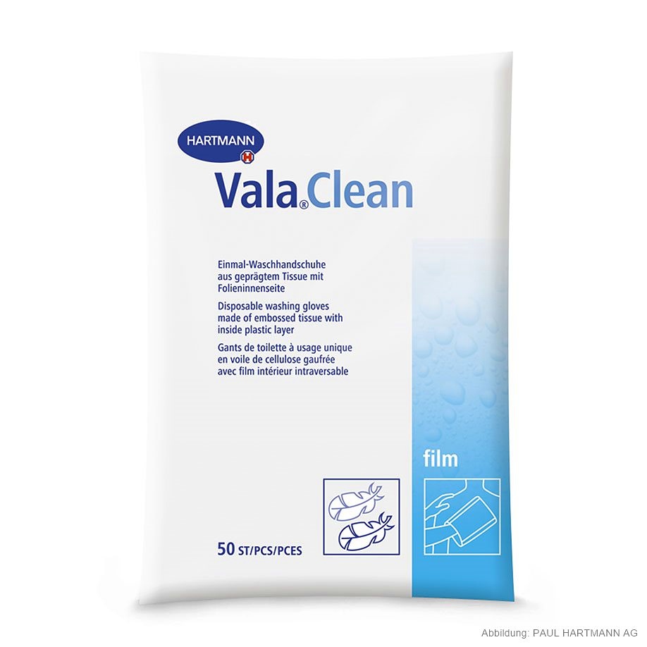 [HAP 992243] ValaClean film Einmal-Waschhandschuhe (50 Stck.)