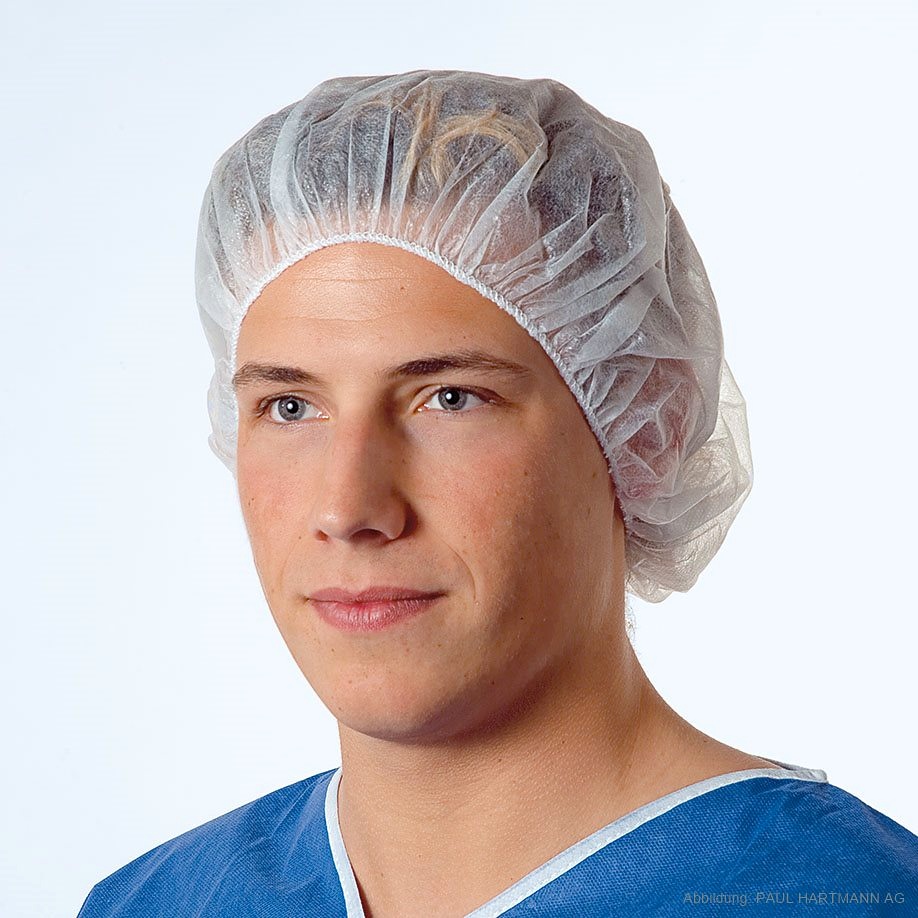 [HAP 992466] Foliodress cap Comfort Universal weiß OP-Hauben (100 Stck.)