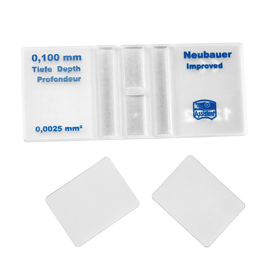 [HCT 40442702] Assistent Zählkammer nach Neubauer Improved, doppelt, mit CE-Zeichen