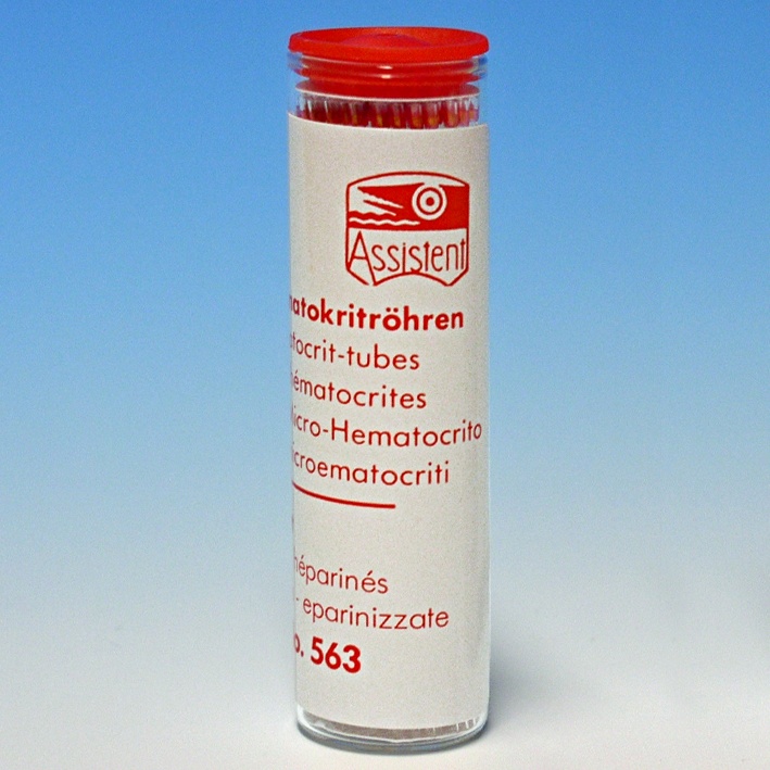 Einmal-Mikro-Haematokritkapillaren 75 mm, heparinisiert (100 Stck.)