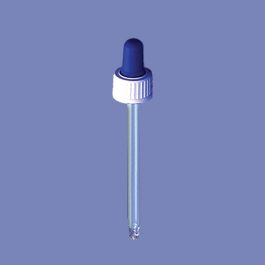 [HCT 41315005] Pipettenmontur für Tropfflasche 5 ml Mit Saughütchen blau