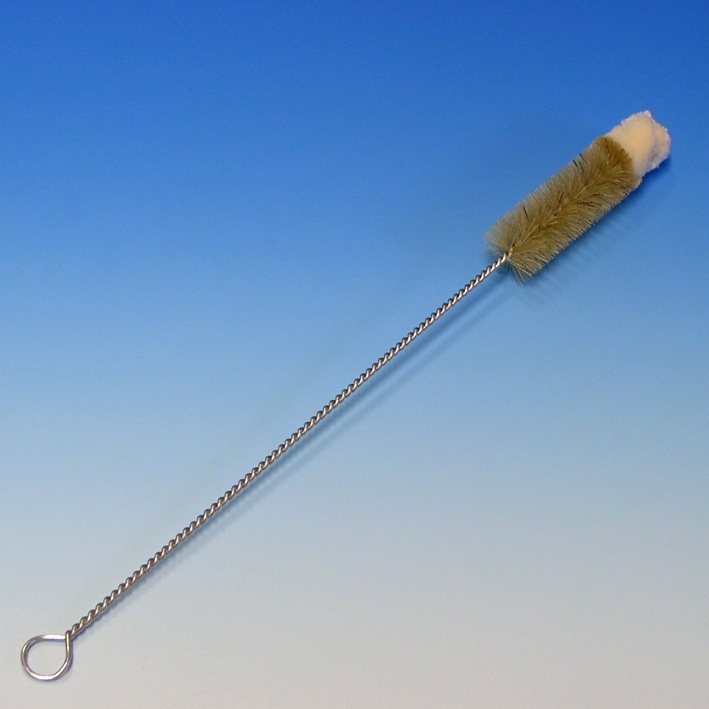 [HCT 42760020] Reagenzglasbürste mit Wollbüschel 10-12 mm Ø
