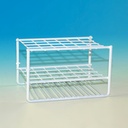 Reagenzglasgestell aus Draht Für 24 Gläser bis 17 mm Ø, ohne Stäbe