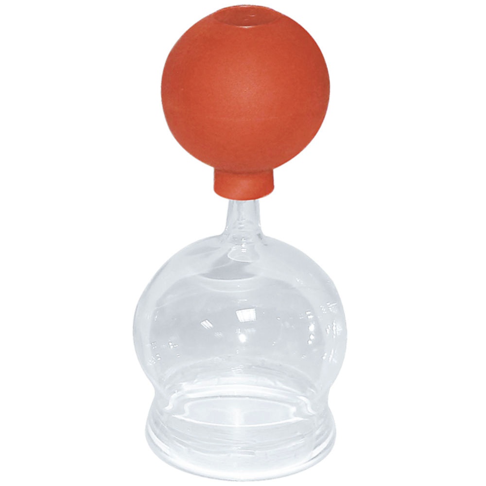 [HCT 42893005] Schröpfkopf mit Olive und Ball 6,5 cm Ø, mundgeblasen, CE