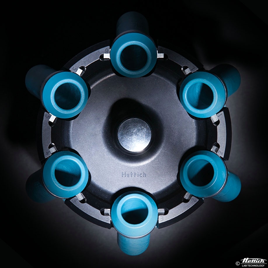 Ausschwingrotor 6-fach 90° Winkel mit Stehfuß ohne Gehänge