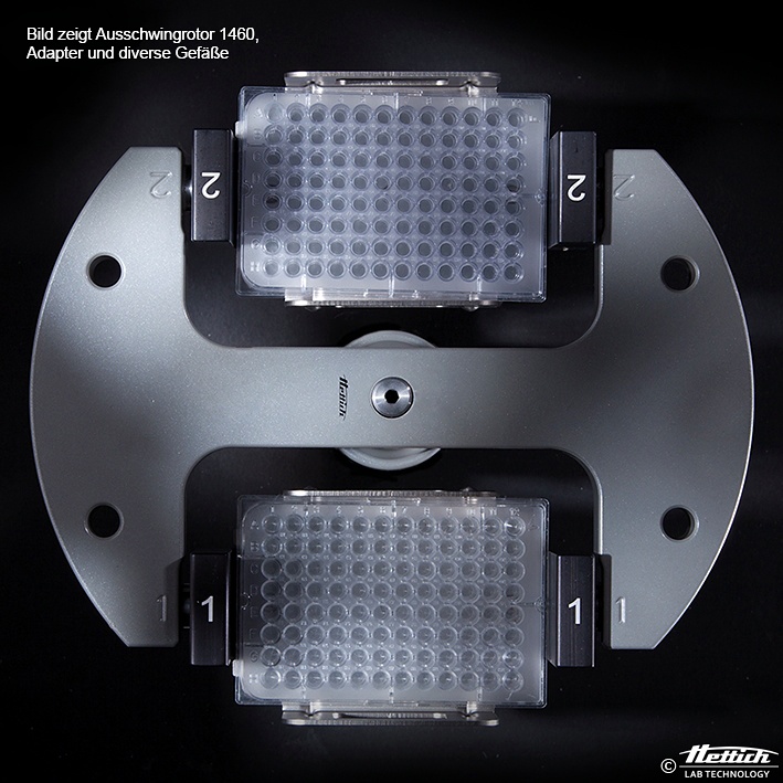 [HET 1460] Ausschwingrotor 2-fach, ohne Gehänge Winkel 90°