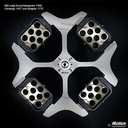 Ausschwingrotor 4-fach, ohne Gehänge Winkel 90°