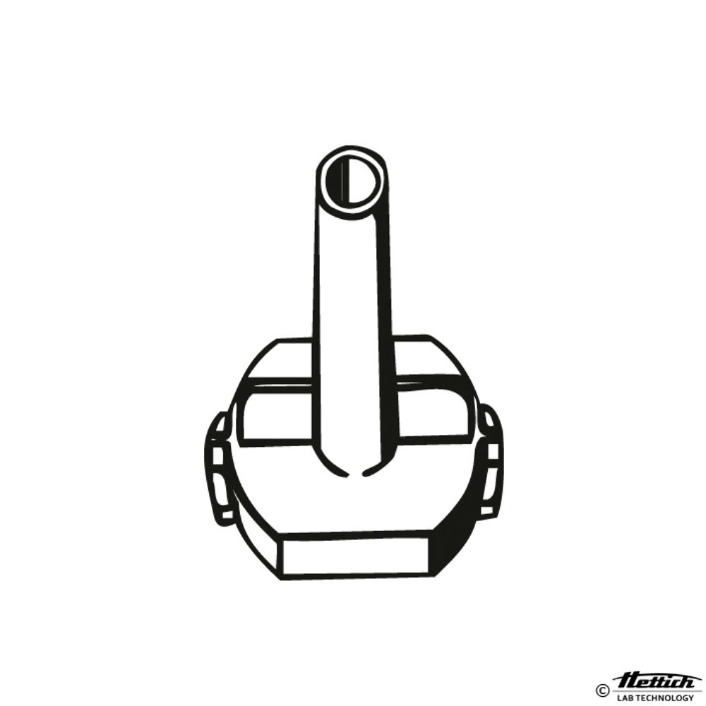 Zyto-Kammer mit Dichtung, PP, 1-fach 2 ml