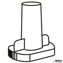 Zyto-Kammer mit Dichtung, PP, 1-fach 4 ml