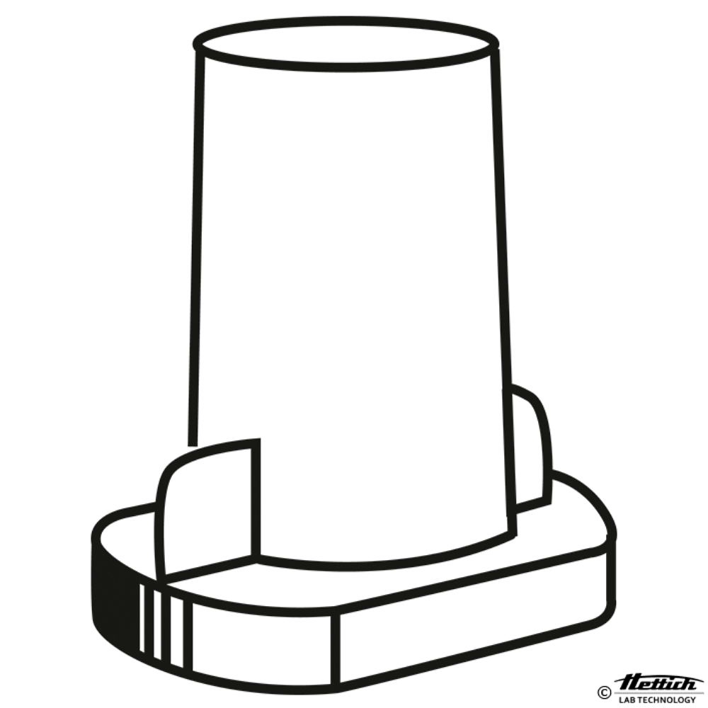 Zyto-Kammer mit Dichtung, PP, 1-fach 8 ml