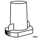 Zyto-Kammer mit Dichtung, PP, 1-fach 8 ml