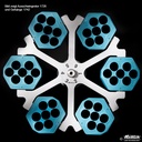 Kunststoff-Gehänge 7-fach Ø 17,6 x 78 mm