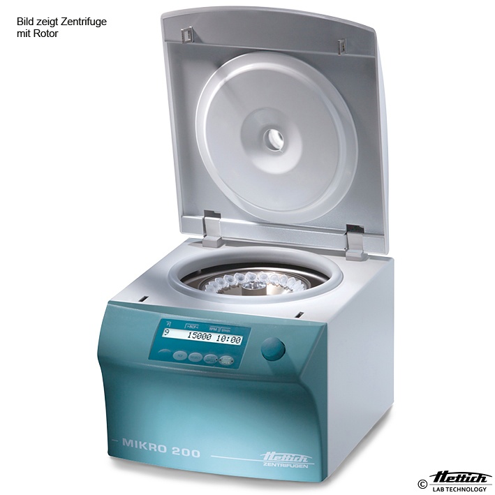 [HET 2400] MIKRO 200 Mikroliterzentrifuge 200-240 V, ohne Rotor