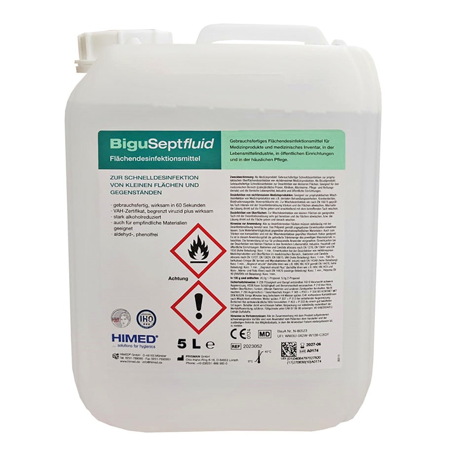 BiguSept fluid PLUS 5000 ml Flächendesinfektion