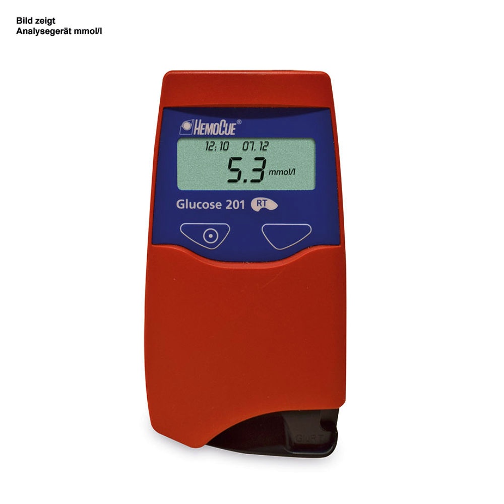 HemoCue Glucose 201 RT Analyser (mmol/l) PE