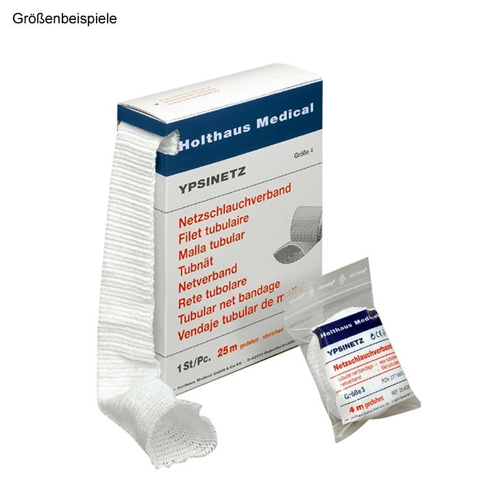 YPSINETZ Netzschlauchverband 25 m Gr. 4, Kopf/Kinderrumpf