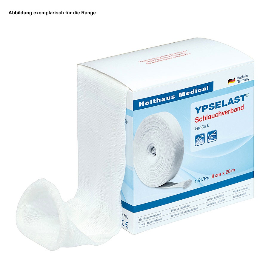 [HOL 25606] YPSELAST Schlauchverband 20 m x 8 cm Gr. 6, Bein/Kinderkopf