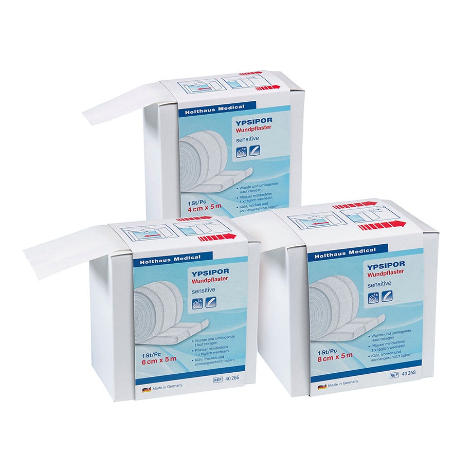 [HOL 40264] YPSIPOR Wundpflaster elastisch 4 cm x 5 m