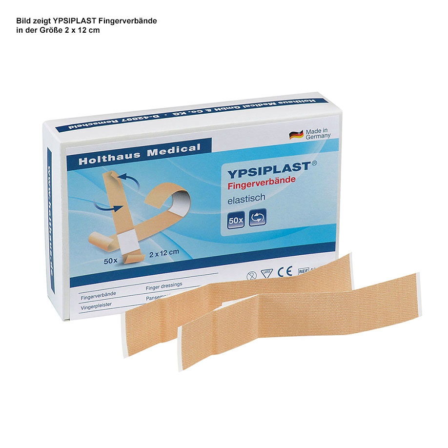 [HOL 40402] YPSIPLAST Fingerverbände elastisch Hautfarben, 2 x 12 cm (100 Stck.)