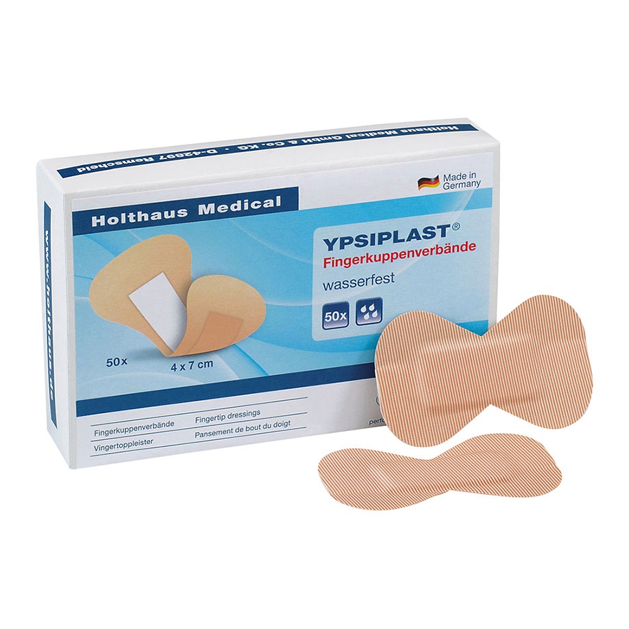 YPSIPLAST Fingerkuppenverband hautfarben 4 x 7 cm, wasserfest (50 Stck.)