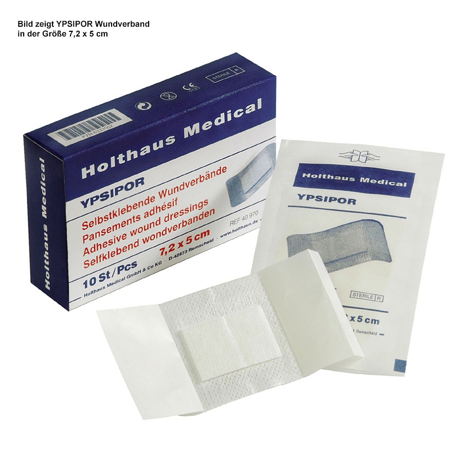 [HOL 40971] YPSIPOR Wundverband steril 7,2 x 5 cm (50 Stck.)