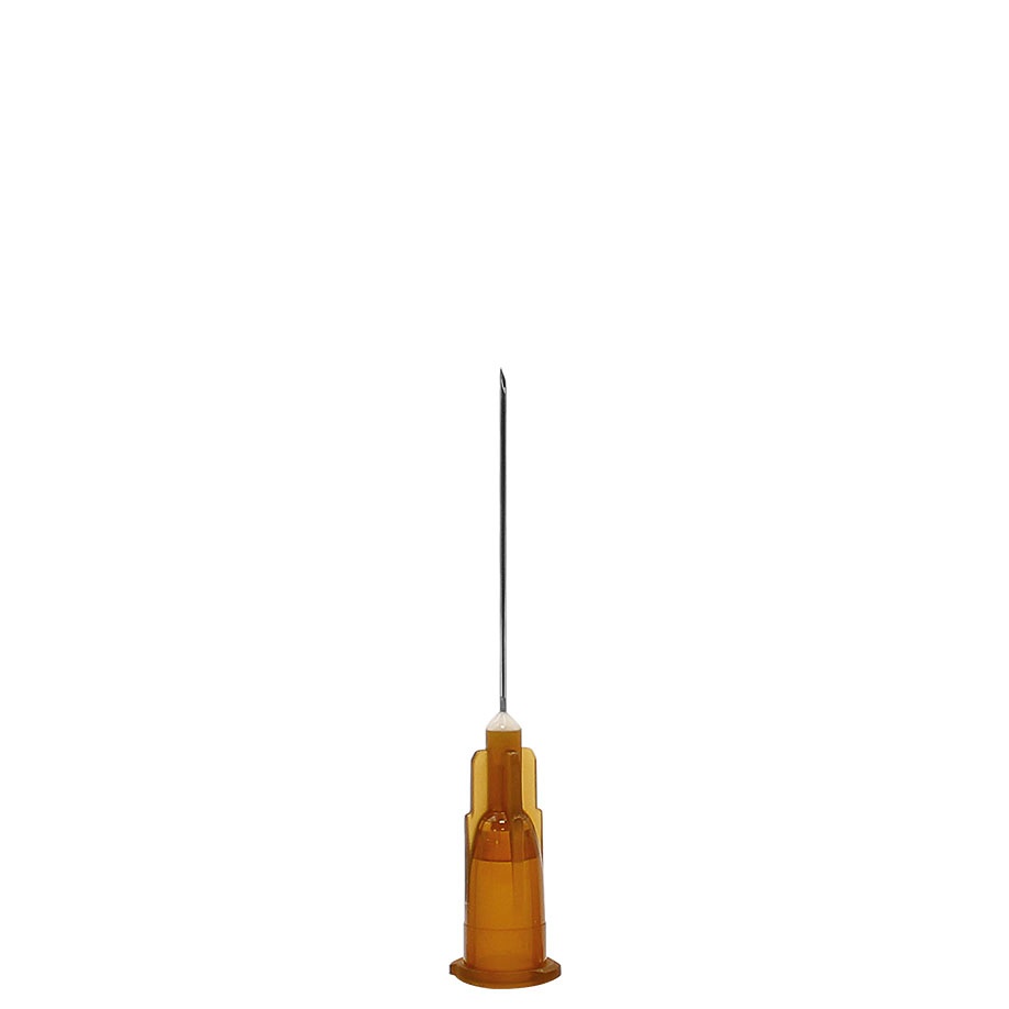 [HSW 4710004525] Einmal-Kanülen Nr. 18 0,45 x 25 mm, braun (100 Stck.)