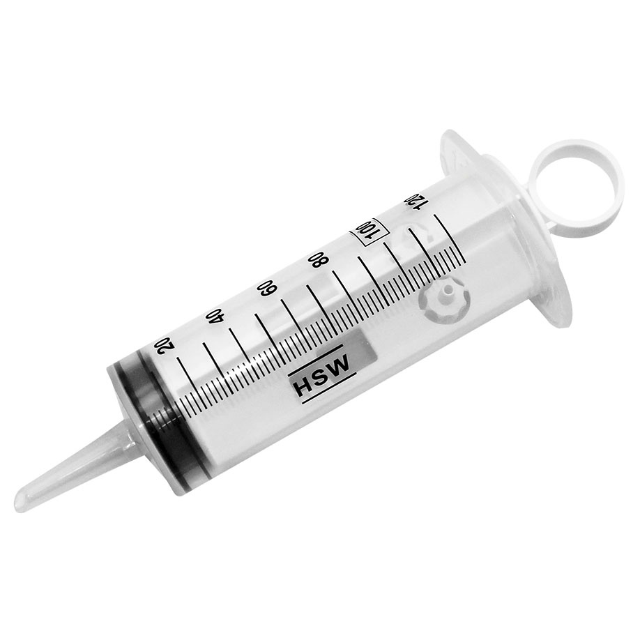 [HSW 8300005458] HENKE-JECT Blasenspritzen 100 (120) ml 3-tlg. Mit Katheteransatz (30 Stck.)