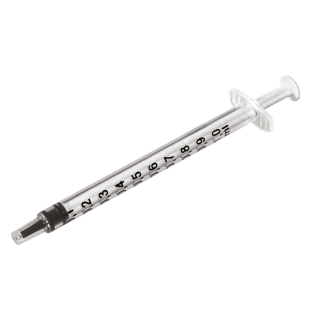[HSW 8300014579] HENKE-JECT Tuberkulinspritzen LDS 1 ml 3-tlg., mit Spardorn, steril (100 Stck.)