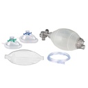 AERObag Beatmungsbeutel SEBS für Erwachsene mit Maske PVC Gr. 3 und 5