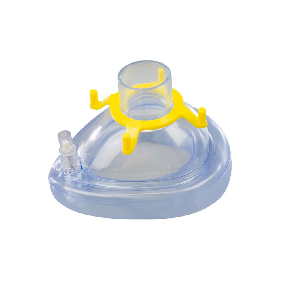 [HUM HBM06-2V] AERObag PVC-Einmal-Beatmungsmaske Gr. 2 für Kinder mit Ventil