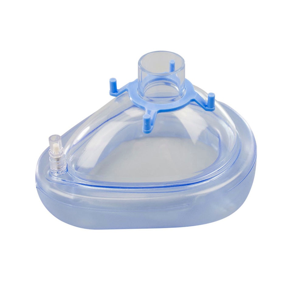 AERObag PVC-Einmal-Beatmungsmaske Gr. 5 für Erwachsene mit Ventil