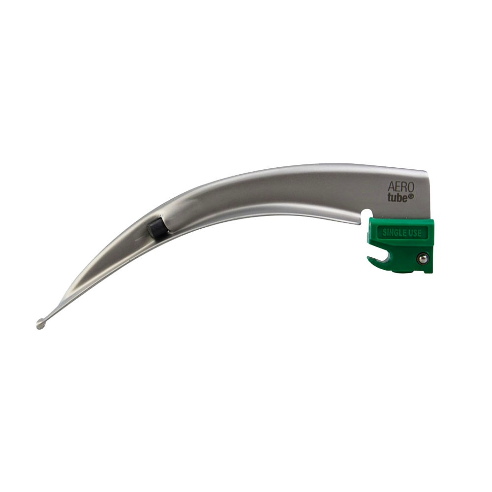 [HUM HLK02-SMC4LS-E] AEROtube Einweg-F.O. Laryngoskopspatel Gr. 4, Typ: Macintosh
