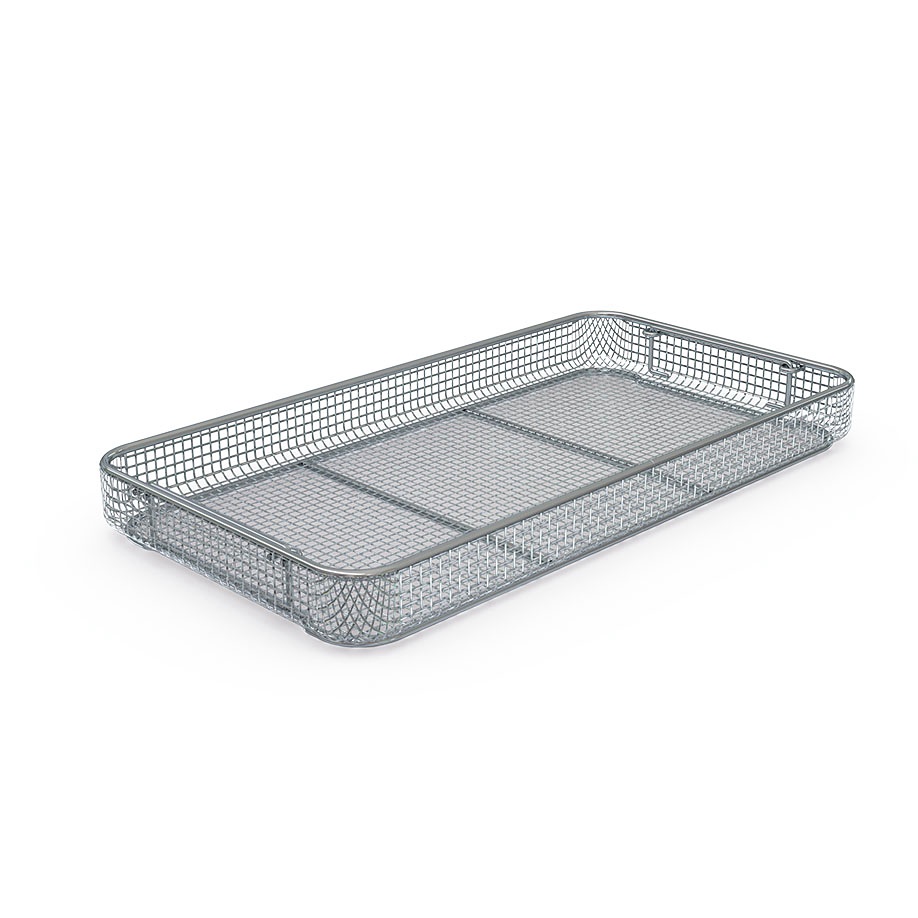 [HUP 7500004] Siebschale 480 x 254 x 50 mm Mit Fallgriffen, Stapelrahmen