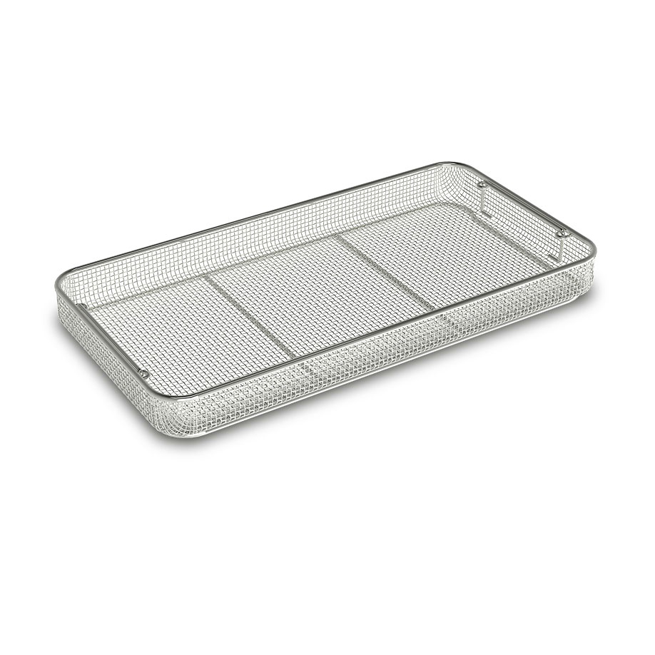 [HUP 7500059] Siebschale 480 x 250 x 50 mm Mit Fallgriffen, Stapelrahmen