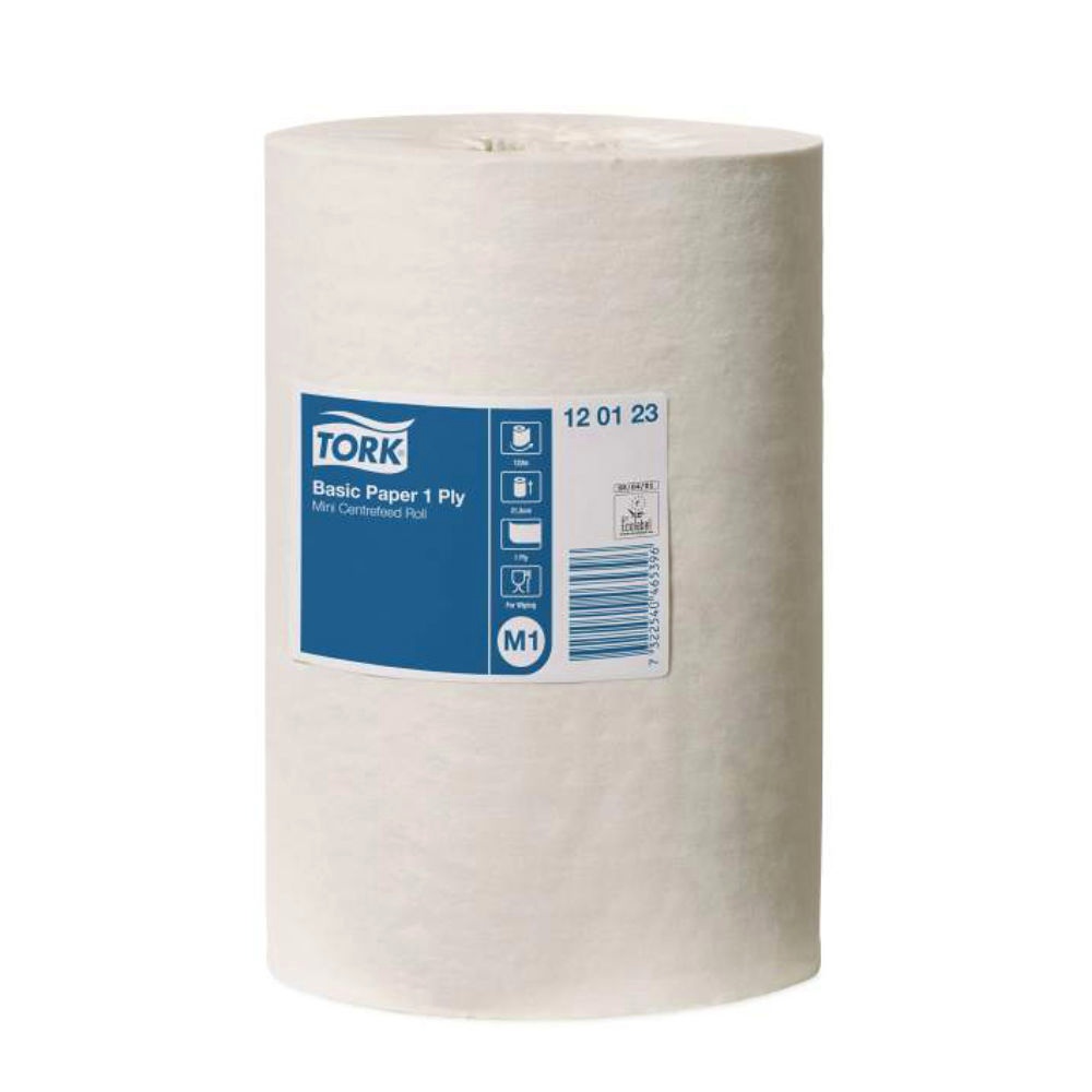 [IGF 120123] Tork Standard Wischtücher Mini Weiß 1-lagig, 21,5 cm x 120 m (11 Rl.)