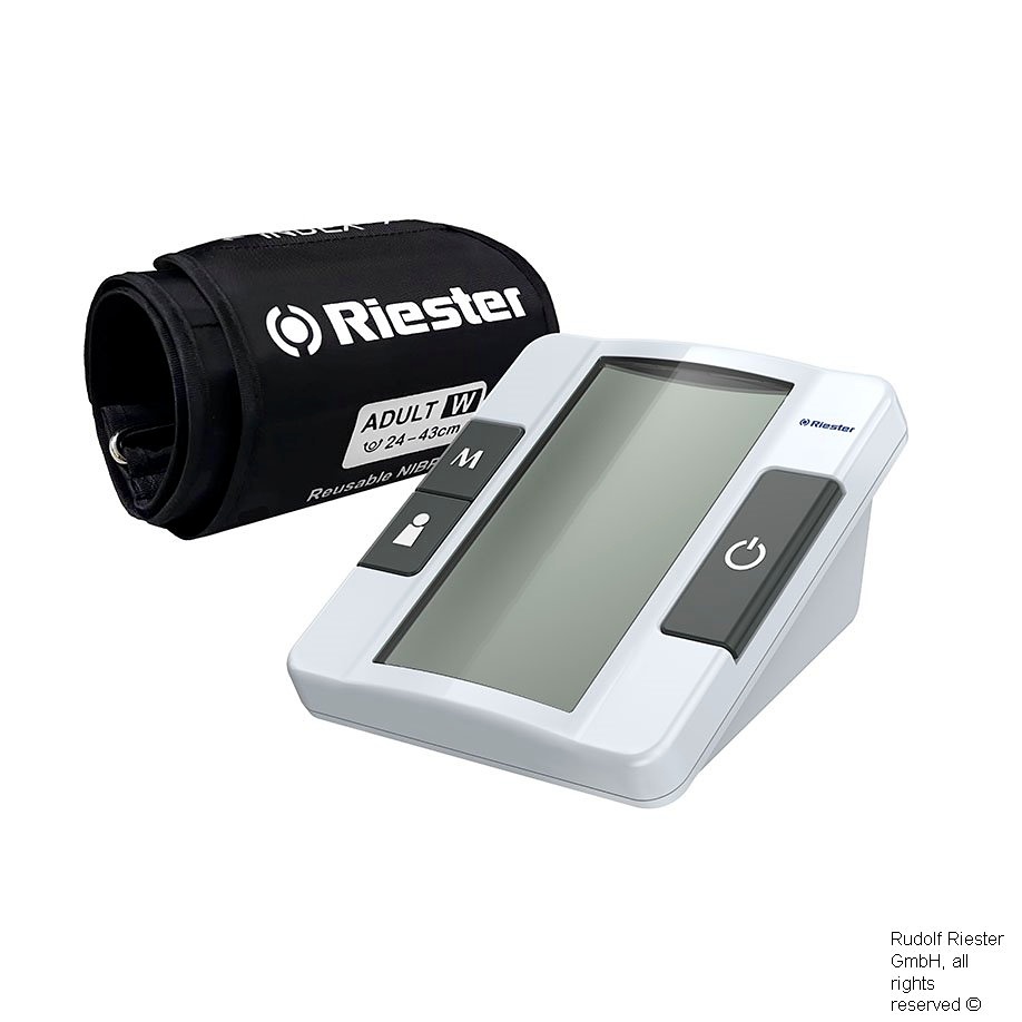 [RIE 1735] Ri-champion smartPRO vollautomatisches Oberarmblutdruckmessgerät, 1-Schlauch