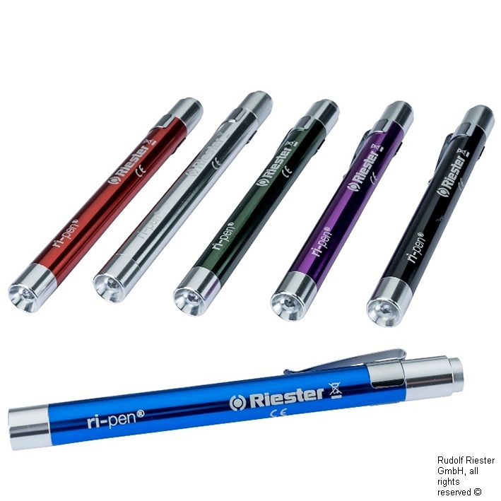 Ri-pen Diagnostikleuchten, farblich Sortiert, LED 3 V (6 Stck.)