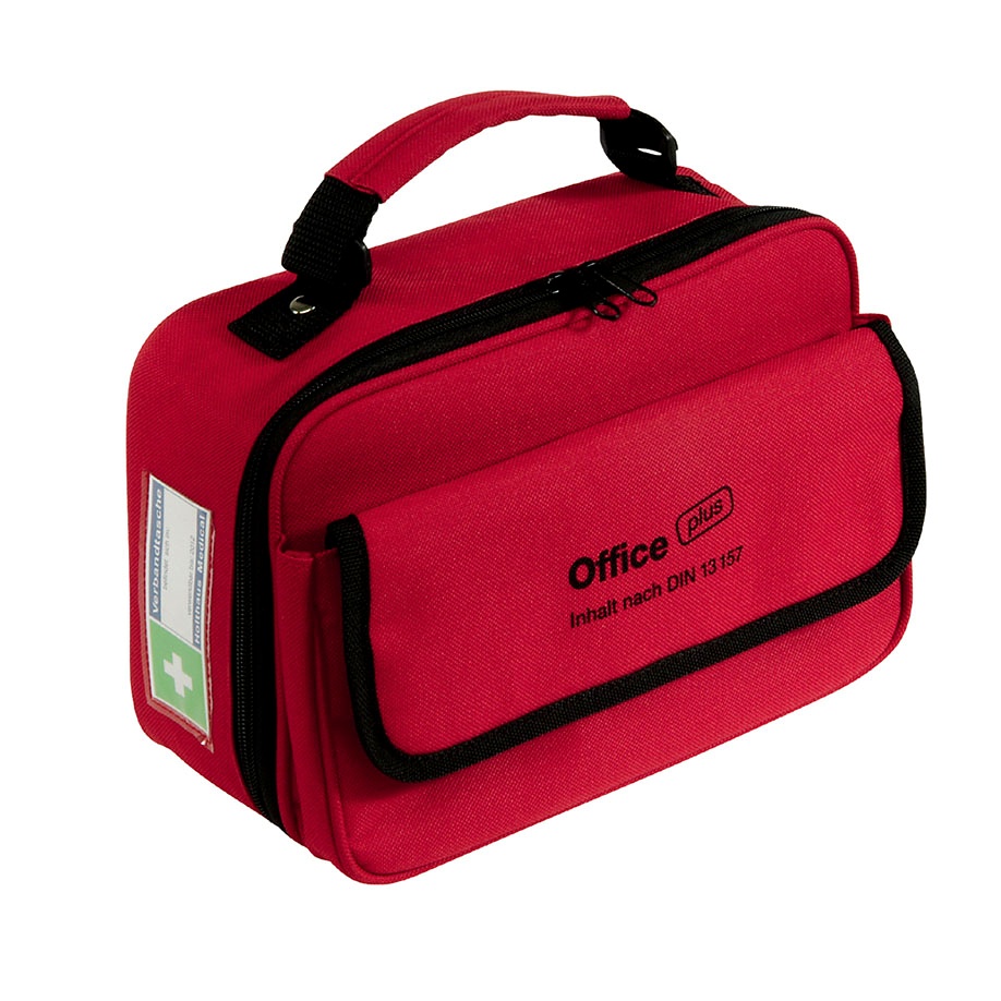 [HOL 63157] Office plus Verbandtasche rot Gefüllt nach DIN 13157