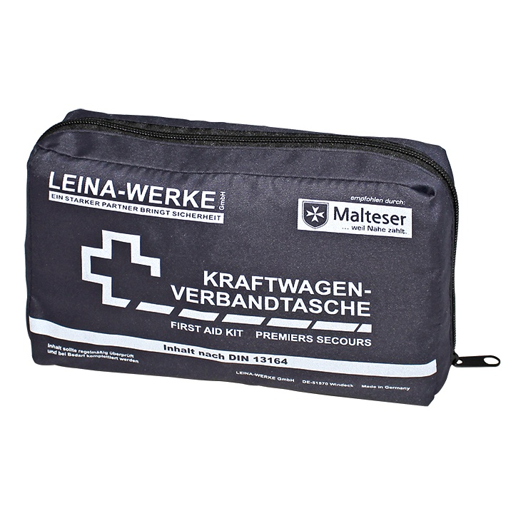 KFZ-Verbandtasche Compact blau Inhalt nach DIN 13164:2022-02