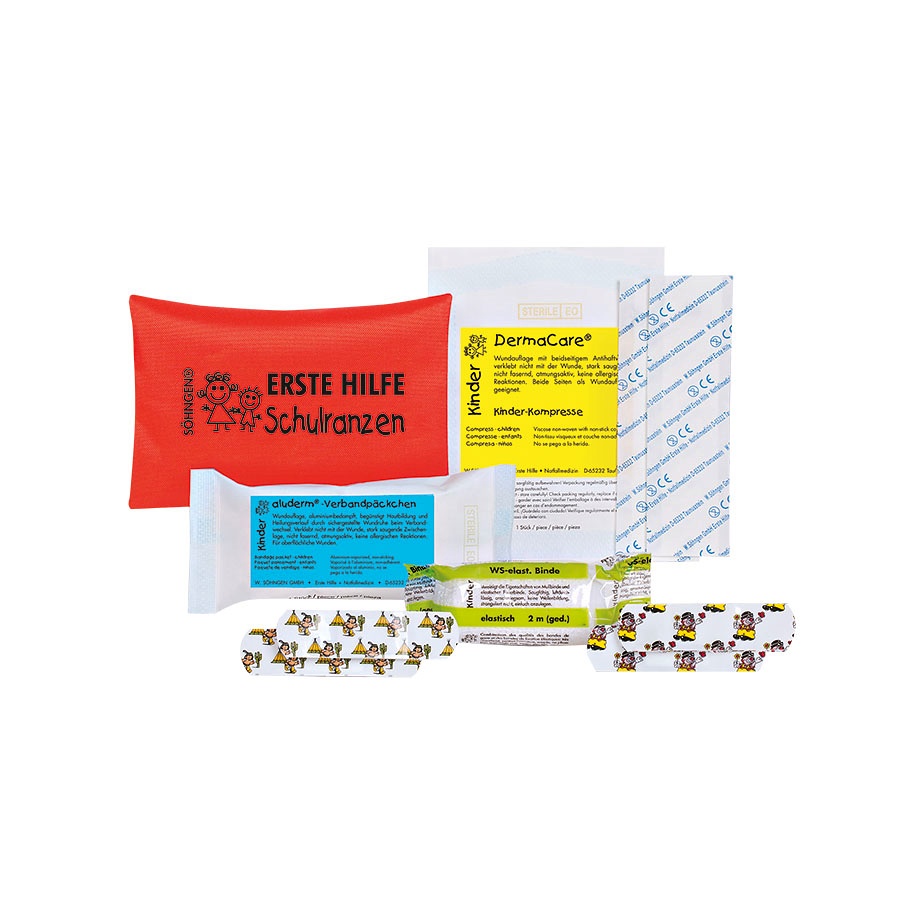 [SÖH 0350014O] Erste-Hilfe Set Schulranzen orange