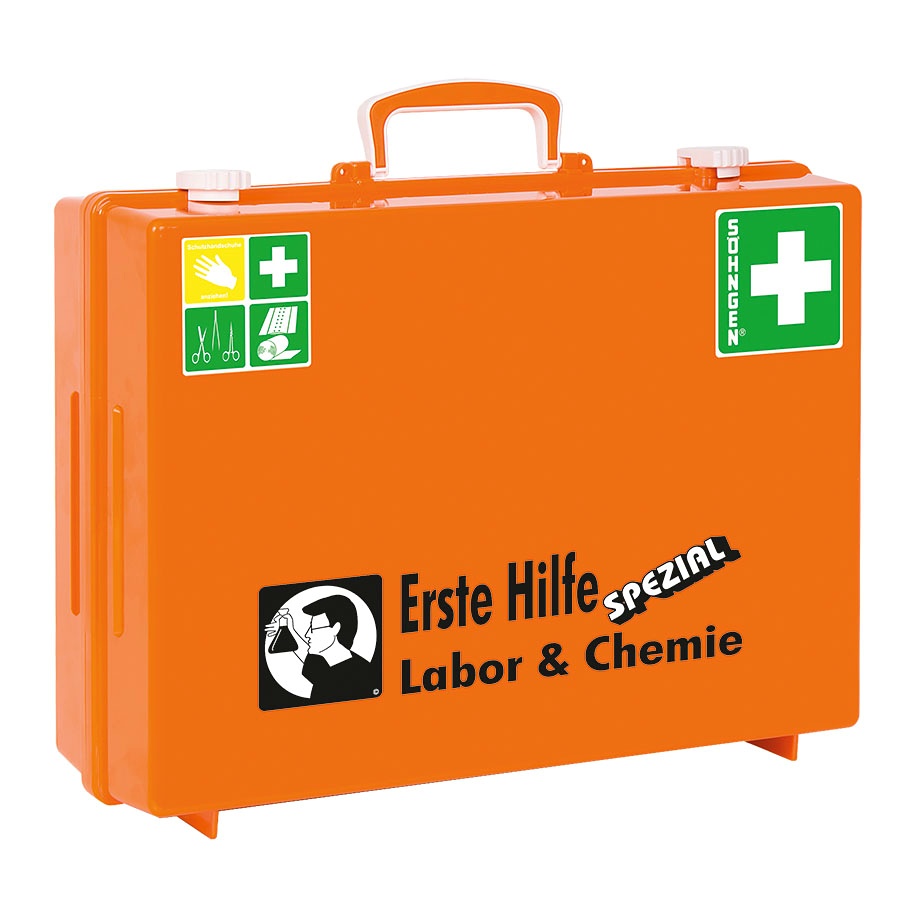 Erste-Hilfe Koffer Beruf Spezial Labor & Chemie