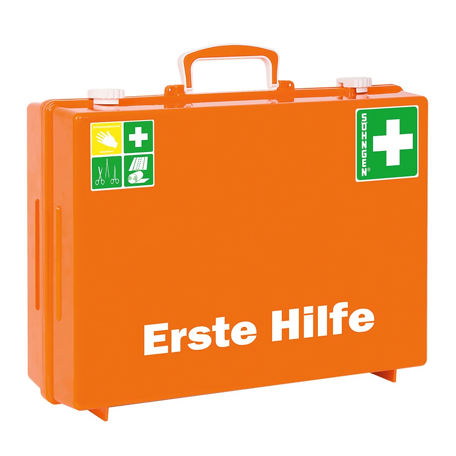 [SÖH 3001155] Erste-Hilfe Koffer MT-CD mit Füllung Standard DIN 13169, orange