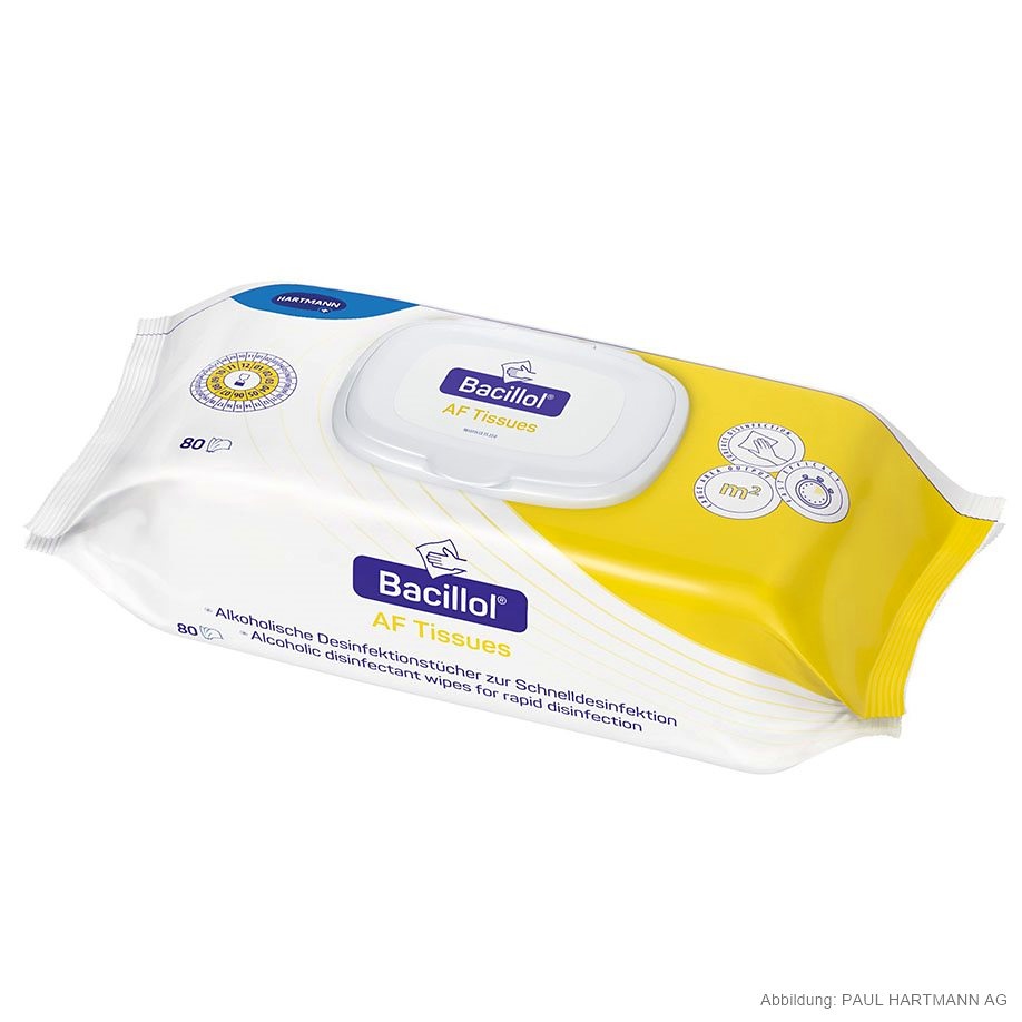 [BOD 981311] Bacillol AF Tissues Schnelldesinfektionstücher (80 T.)