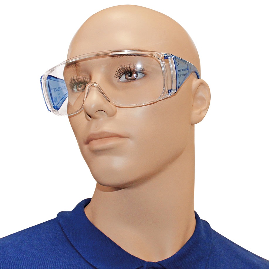 Schutz- und Überbrille Mit Seiten- und Augenbrauenschutz