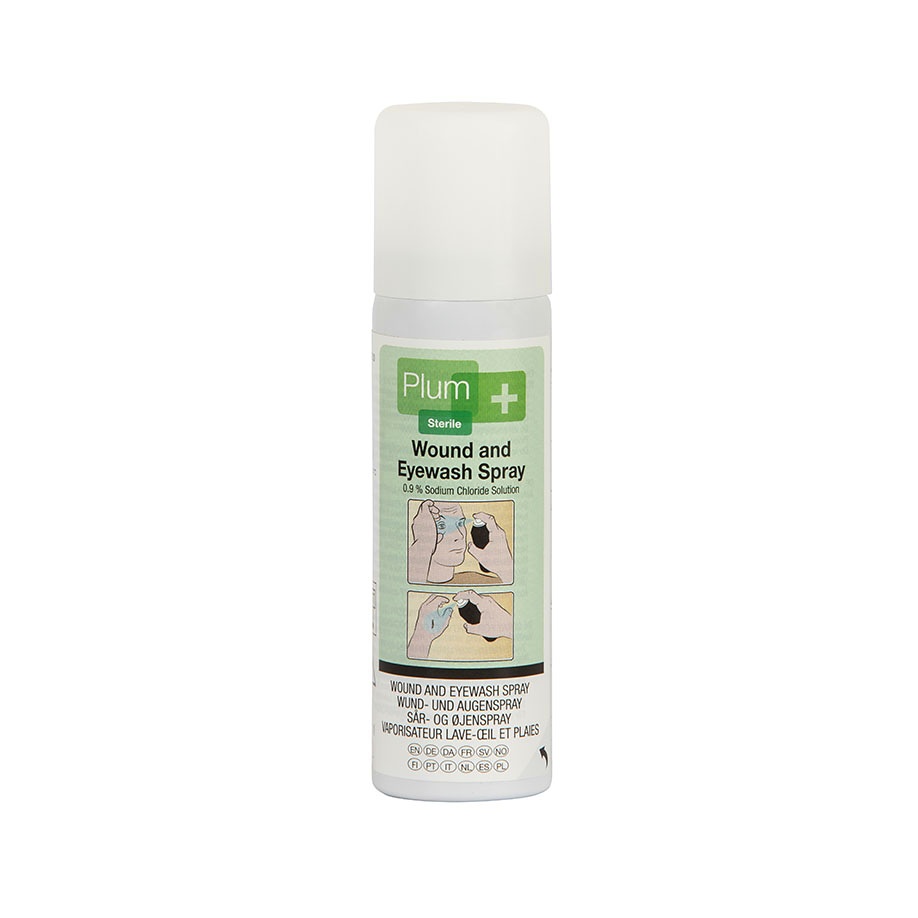 Plum Wund- und Augenspray 50 ml (0,9 % Natriumchloridlösung)