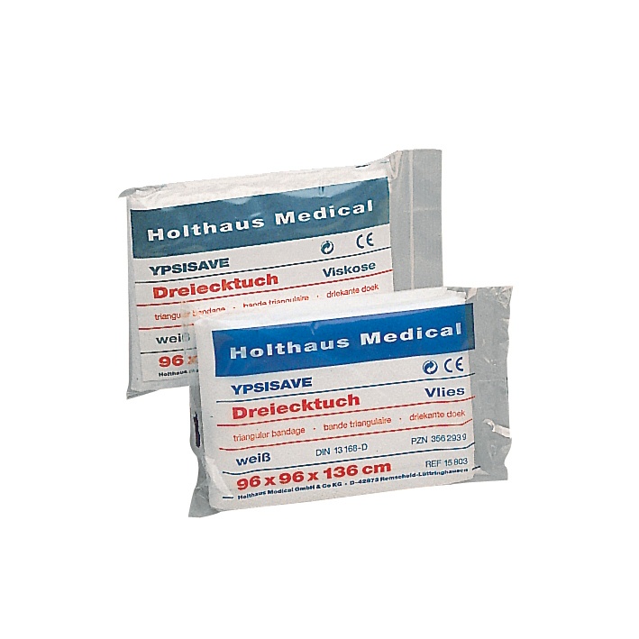 YPSISAVE Dreiecktuch, weiß Vlies, 96 x 96 x 136 cm