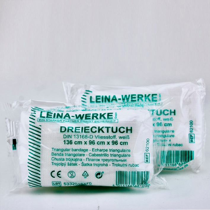 Dreiecktuch unsteril DIN 13168-D 96 x 96 x 136 cm, weiß