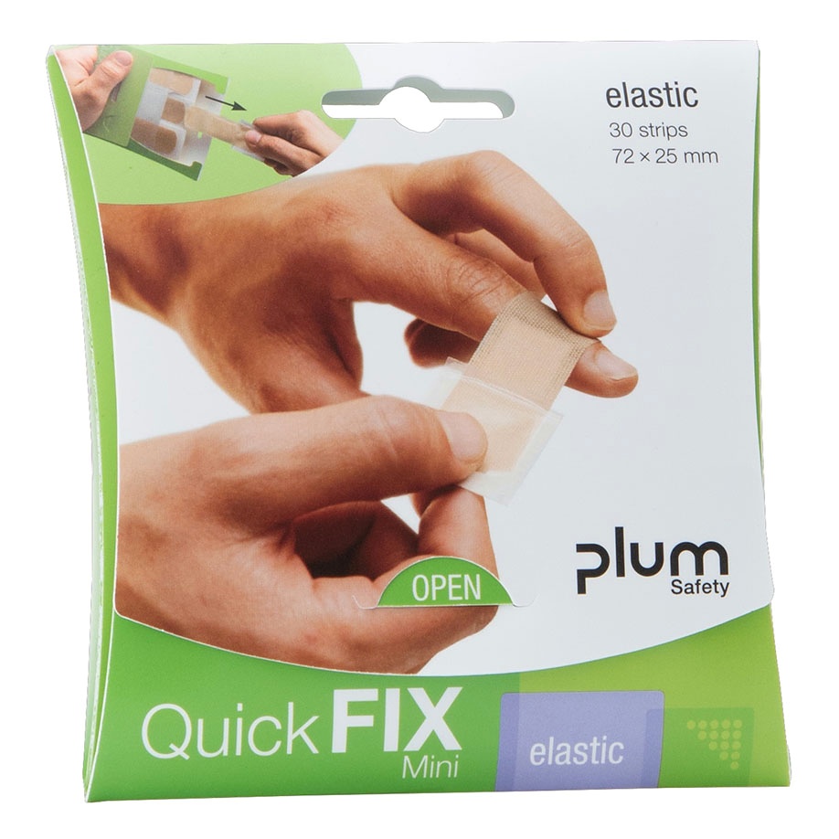 [PLU 5504] QuickFix Mini Pflasterpackung Inkl. 30 Pflasterstrips elastic