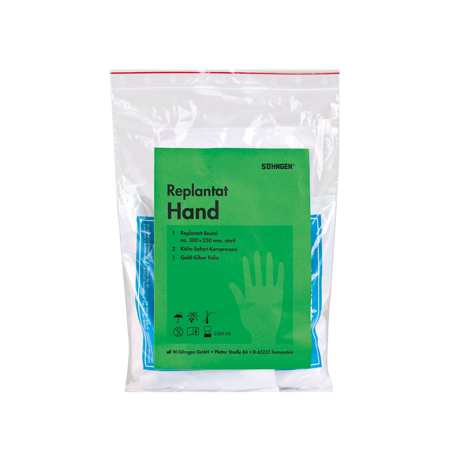 Replantat-Notfallsystem Hand